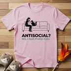 Antisocial? No I Just Prefer Cats (Female) T-Shirt
