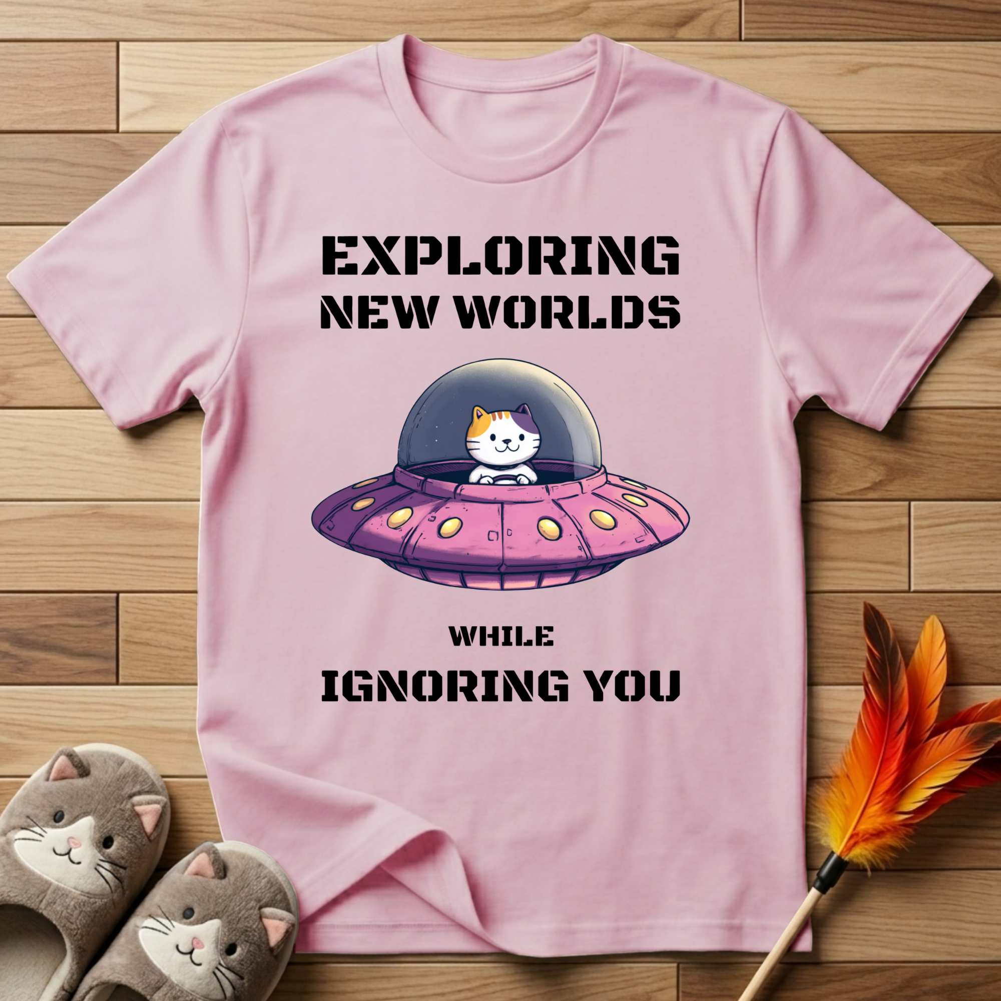 Exploring New Worlds While Ignoring You T-Shirt