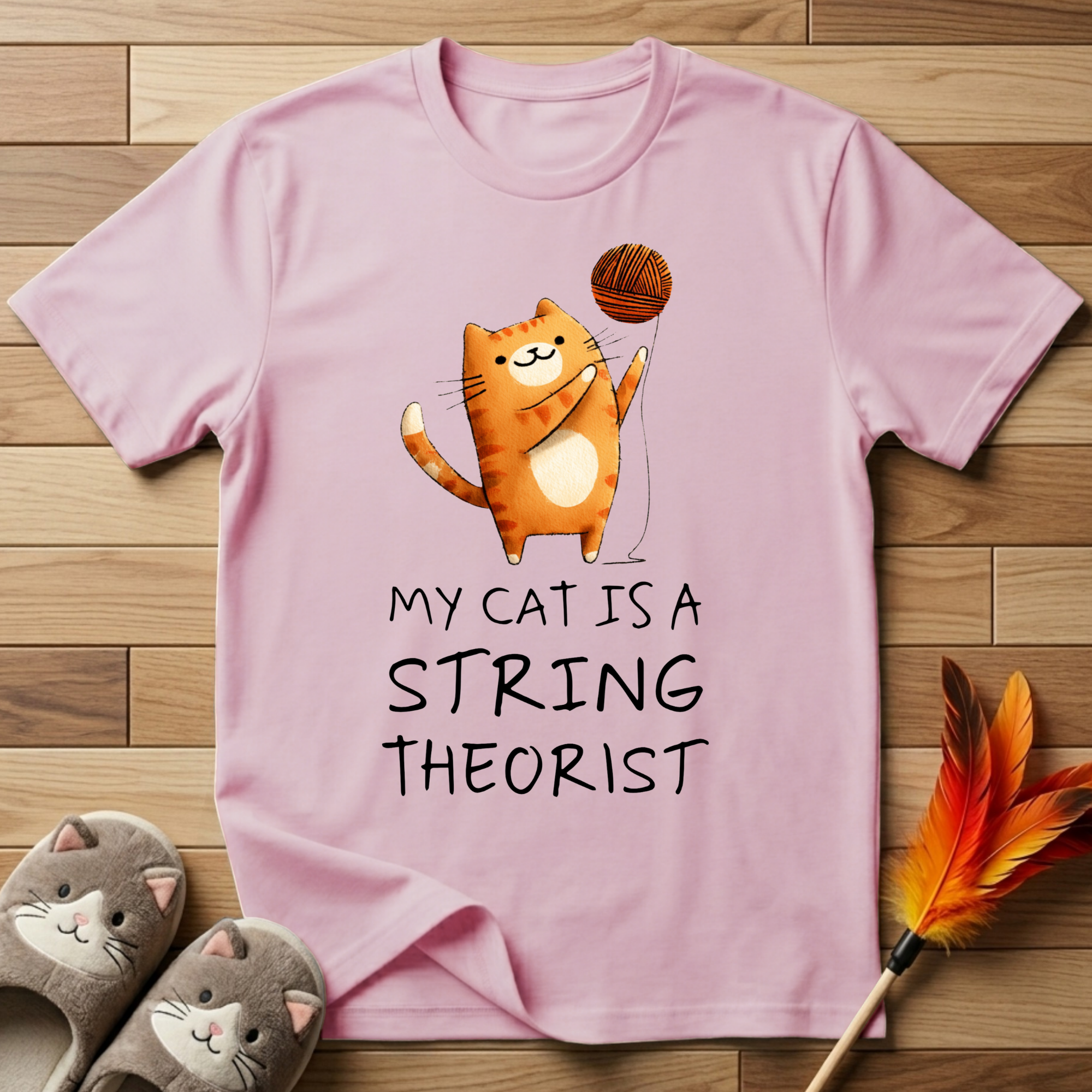 My Cat is a String Theorist T-Shirt