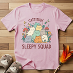 Cattitude Sleepy Squad T-Shirt