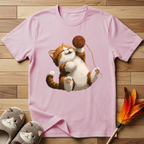 Cat With Yarn T-Shirt