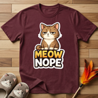 Meow Nope (Disinterested) T-Shirt