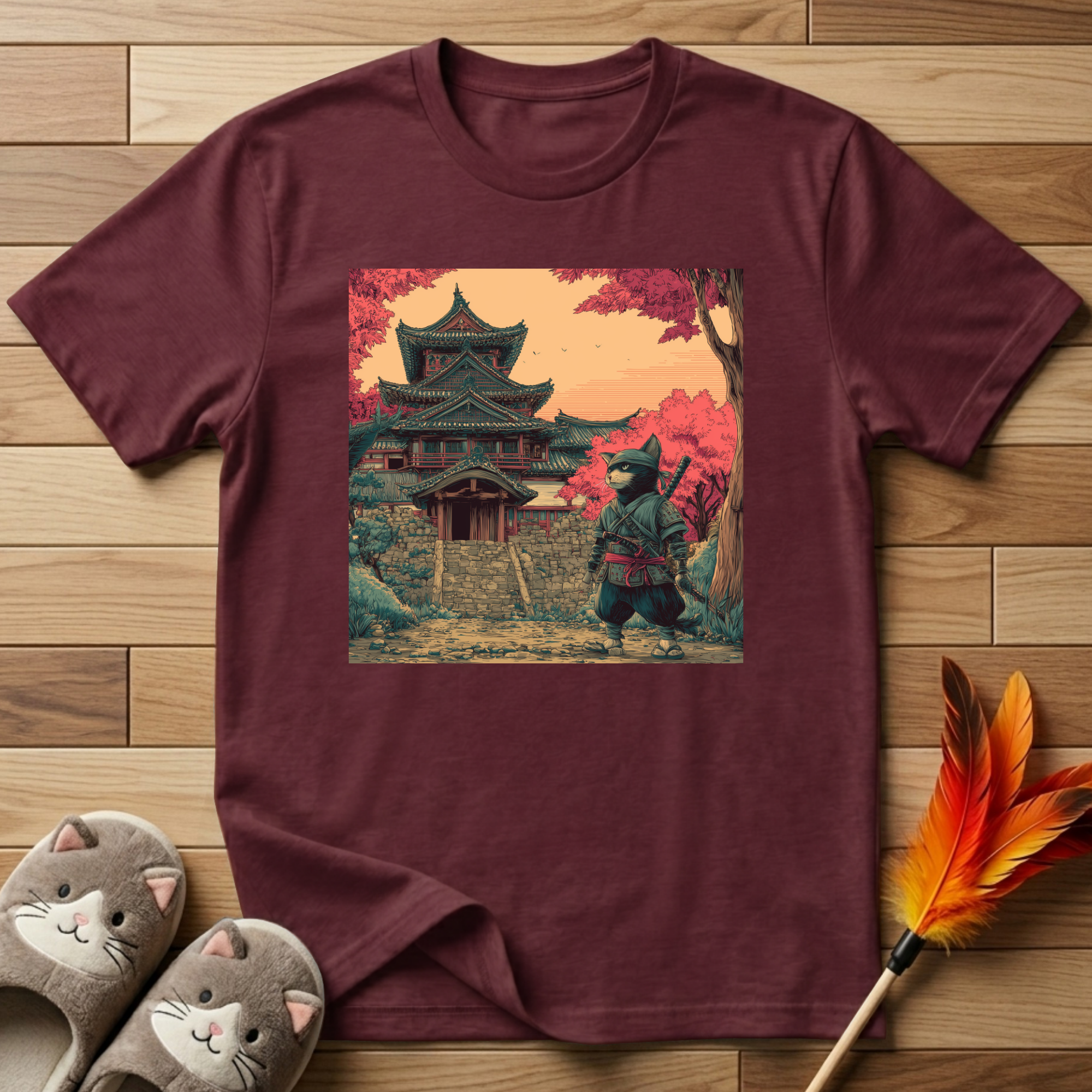 Samurai Cat T-Shirt