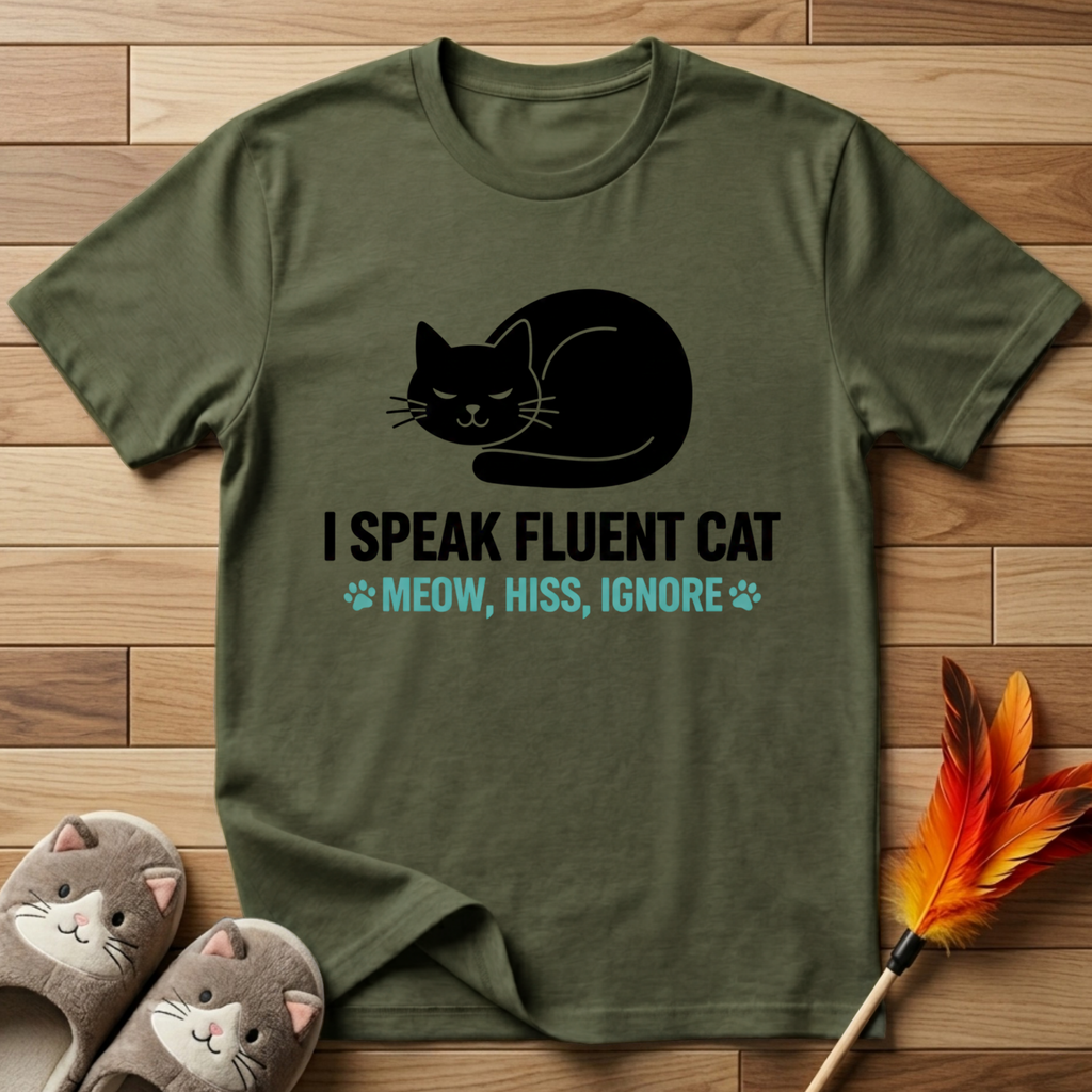 I Speak Fluent Cat T-Shirt