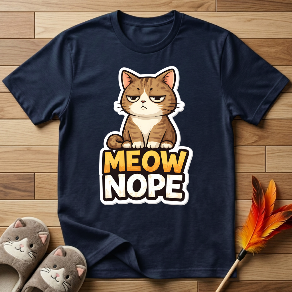 Meow Nope (Disinterested) T-Shirt