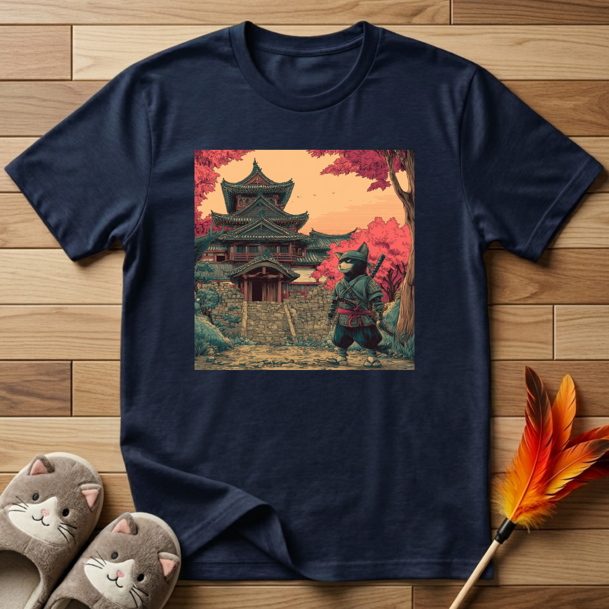 Samurai Cat T-Shirt