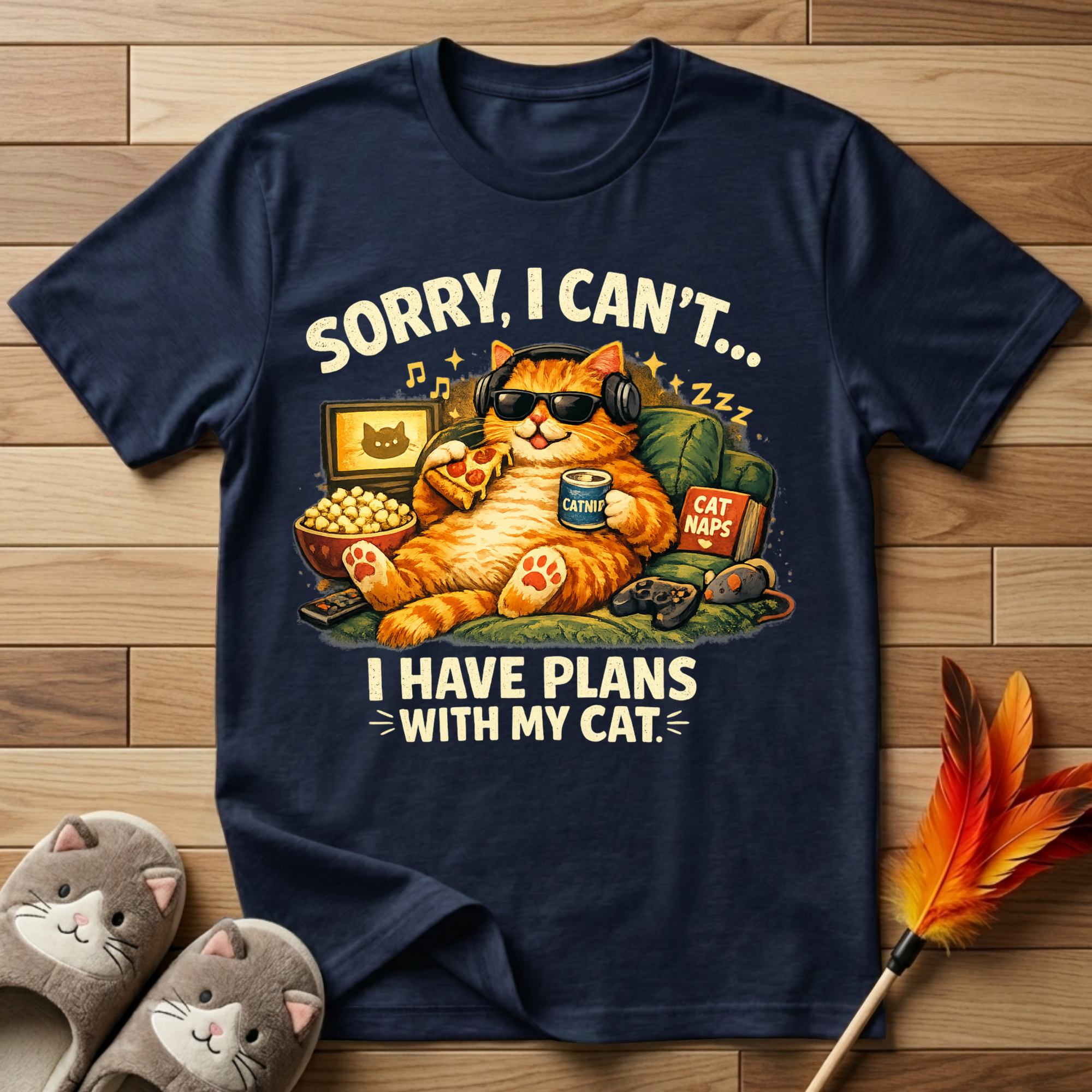 Sorry, I Can't... I Have Plans With My Cat T-Shirt