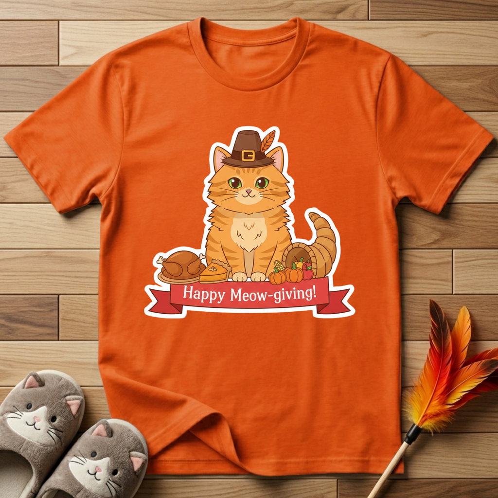 Happy Meow-Giving T-Shirt