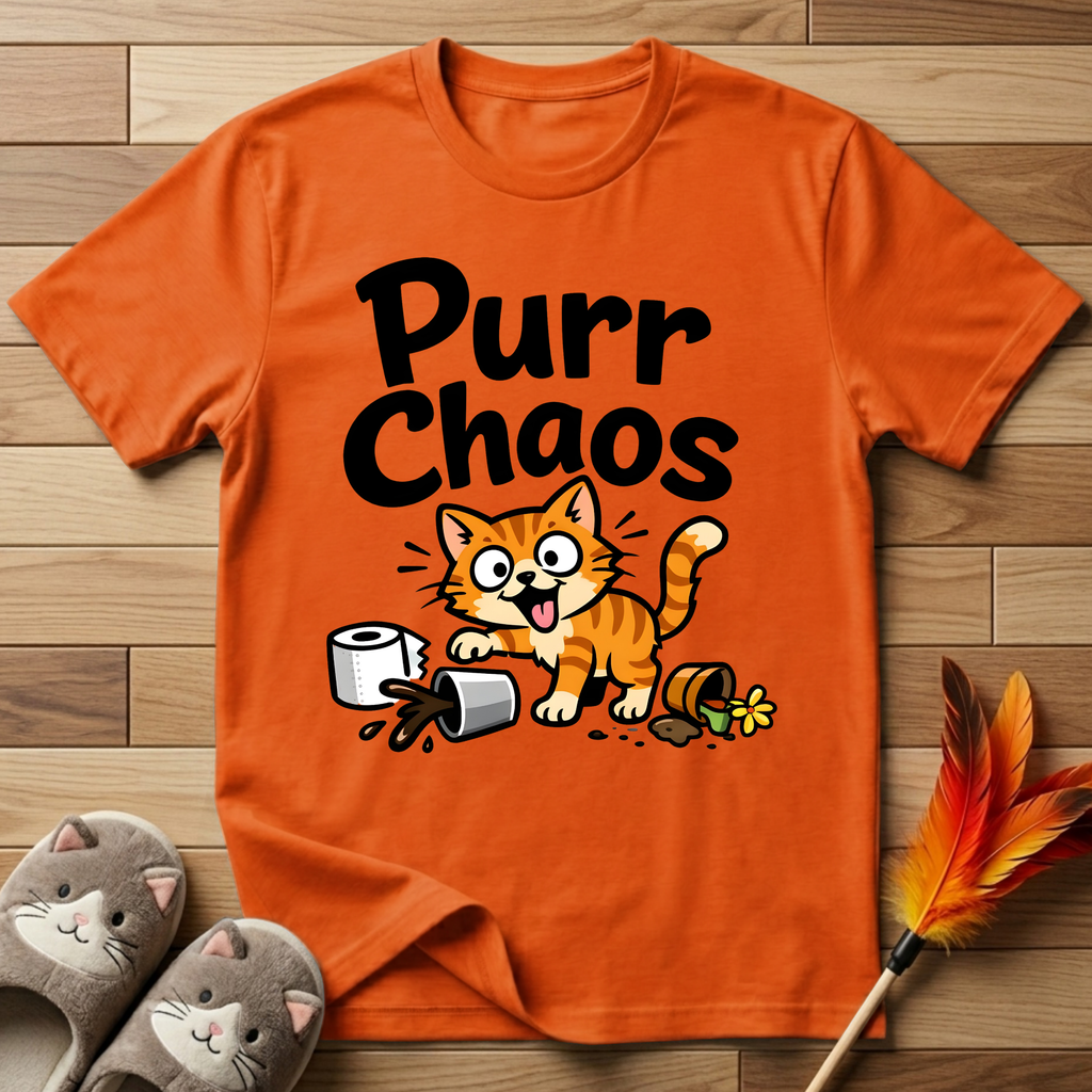Purr Chaos (Rascal Cat) T-Shirt