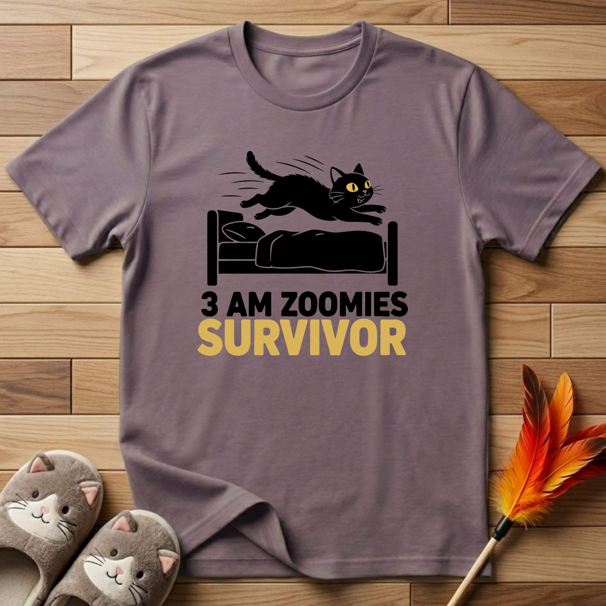 3 AM Zoomies Survivor T-Shirt