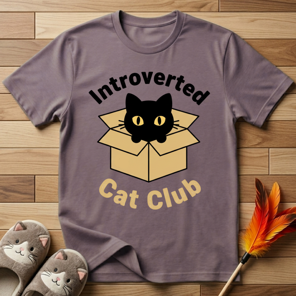 Introverted Cat Club T-Shirt