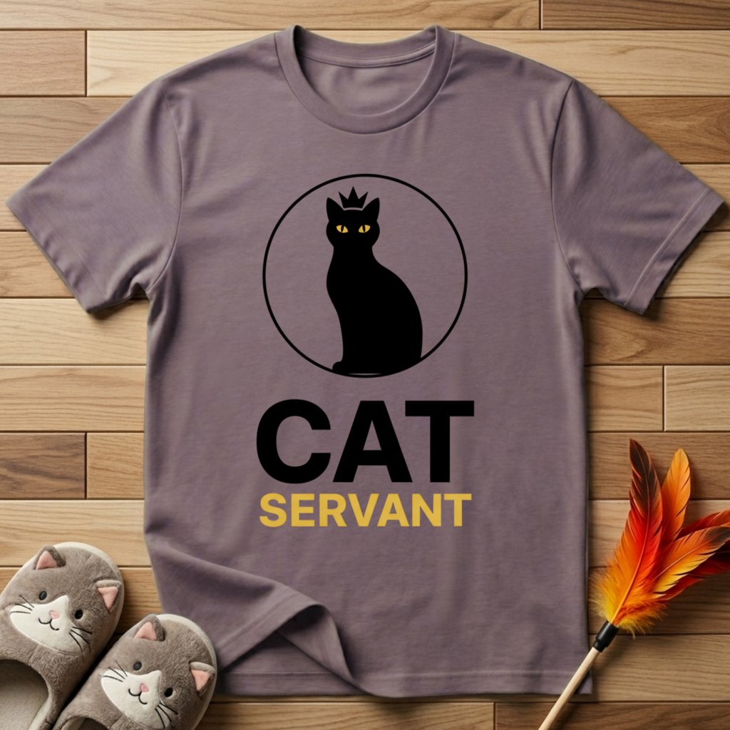 Cat Servant (Circle Design) T-Shirt