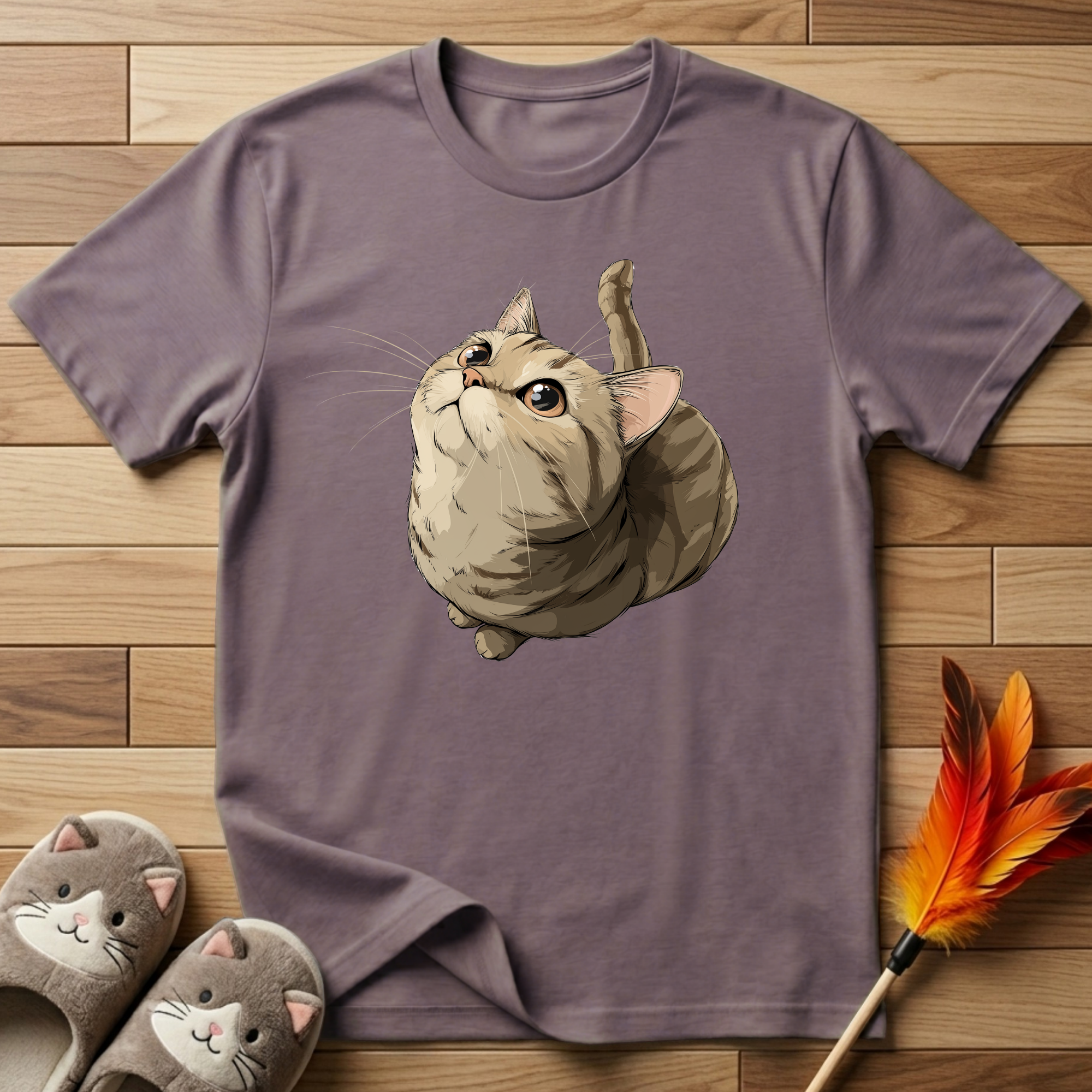 Cat Looking Up T-Shirt