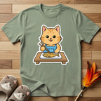 Cat With Chopsticks T-Shirt
