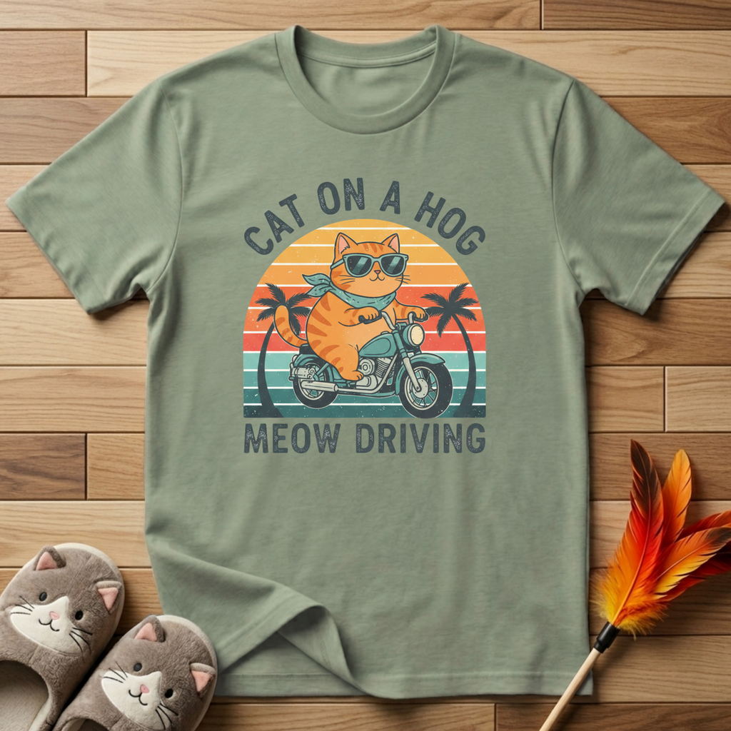 Cat on a Hog T-Shirt