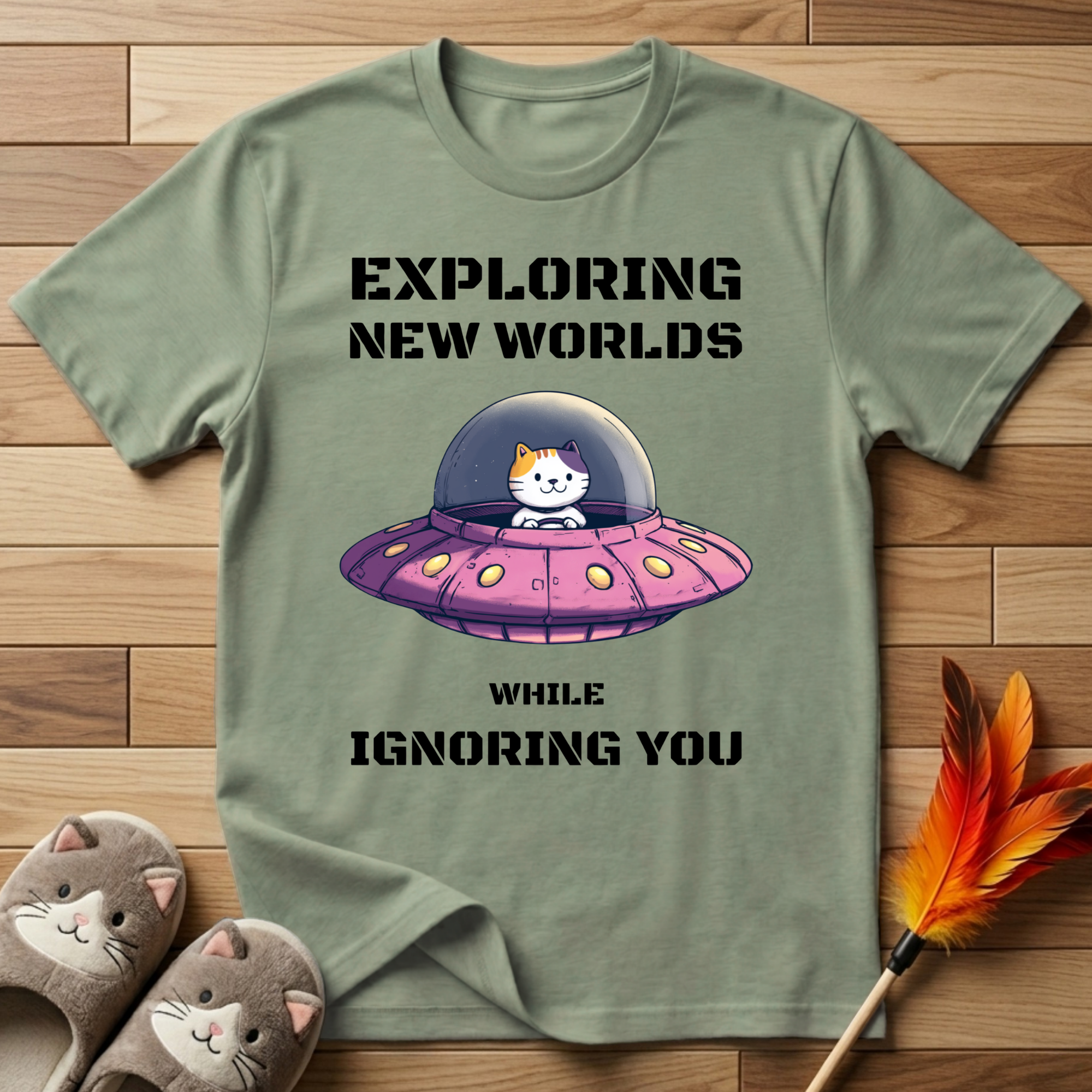 Exploring New Worlds While Ignoring You T-Shirt