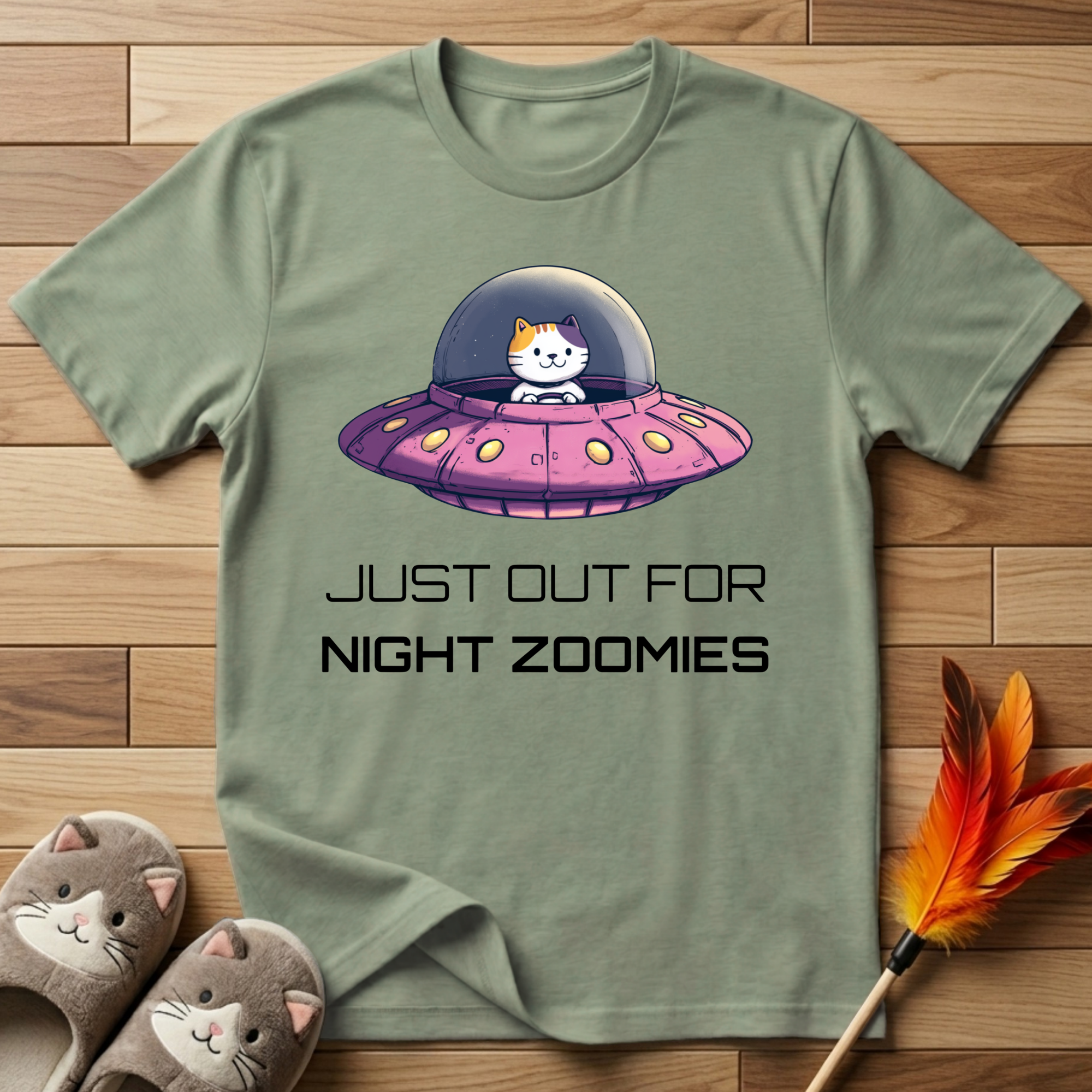 Just Out for Night Zoomies T-Shirt