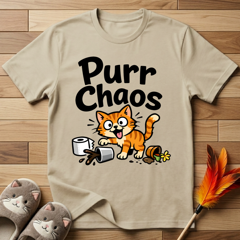 Purr Chaos (Rascal Cat) T-Shirt