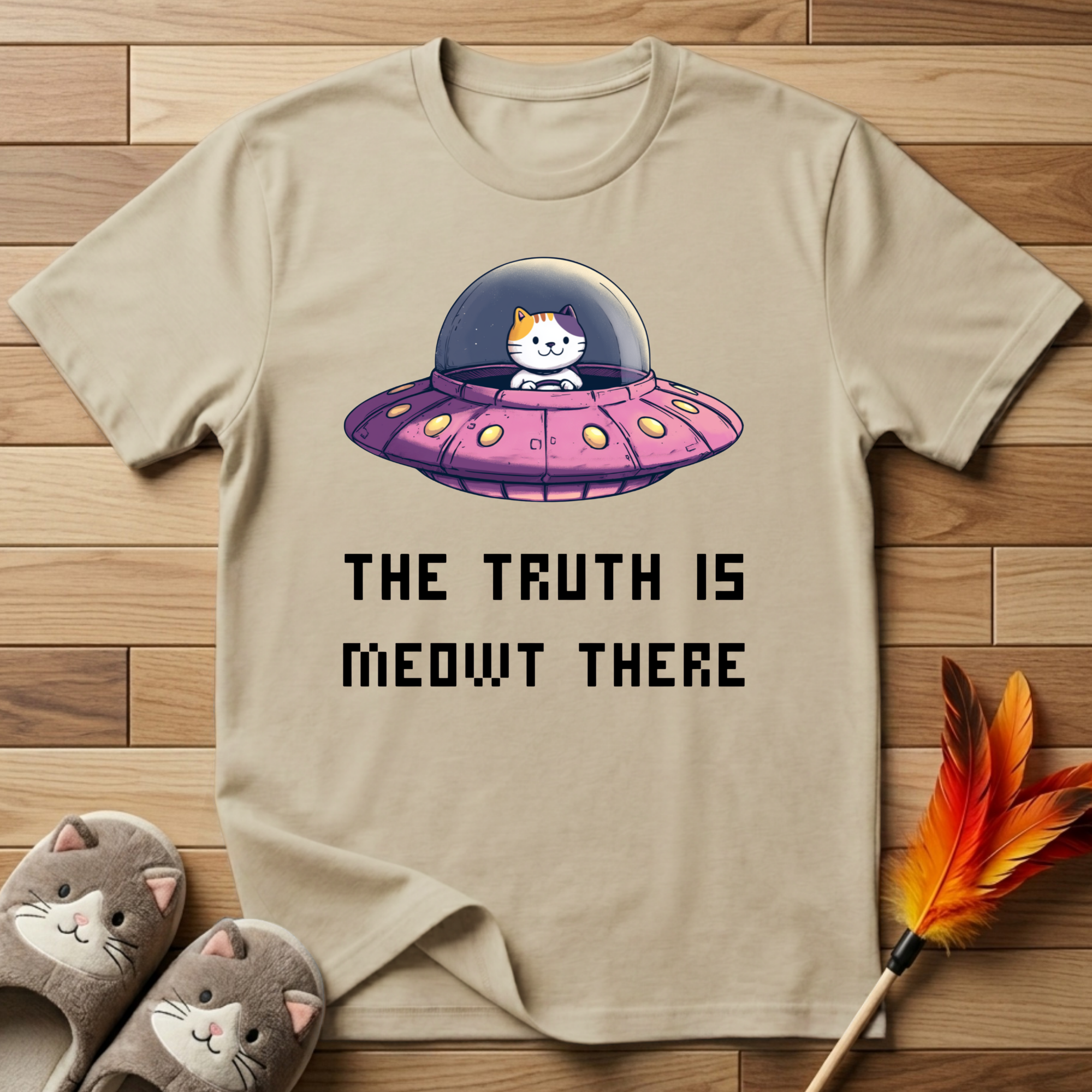 The Truth Is Meowt There T-Shirt