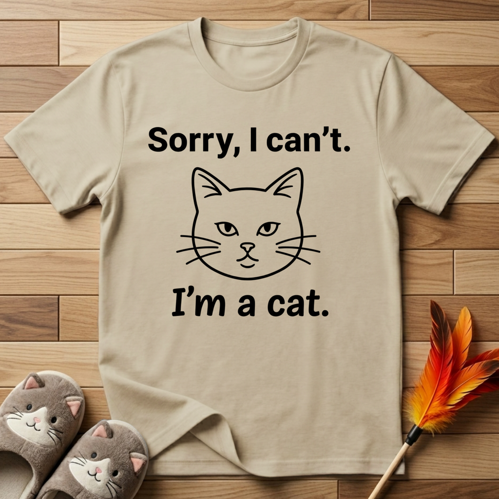 Sorry, I can't.  I'm a cat. T-Shirt