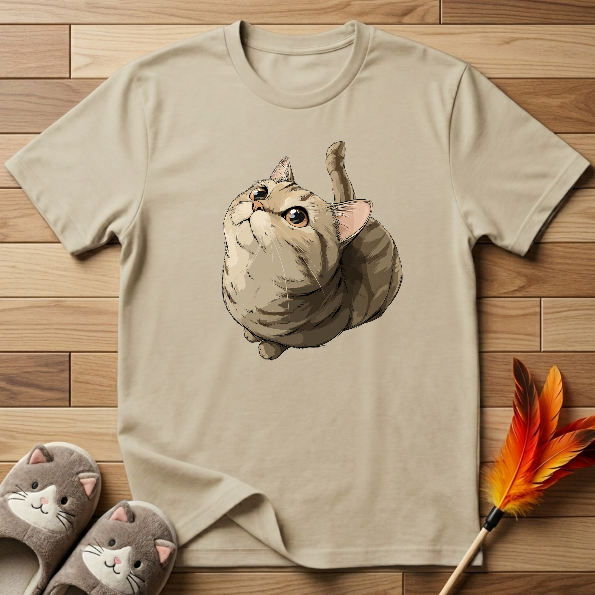 Cat Looking Up T-Shirt