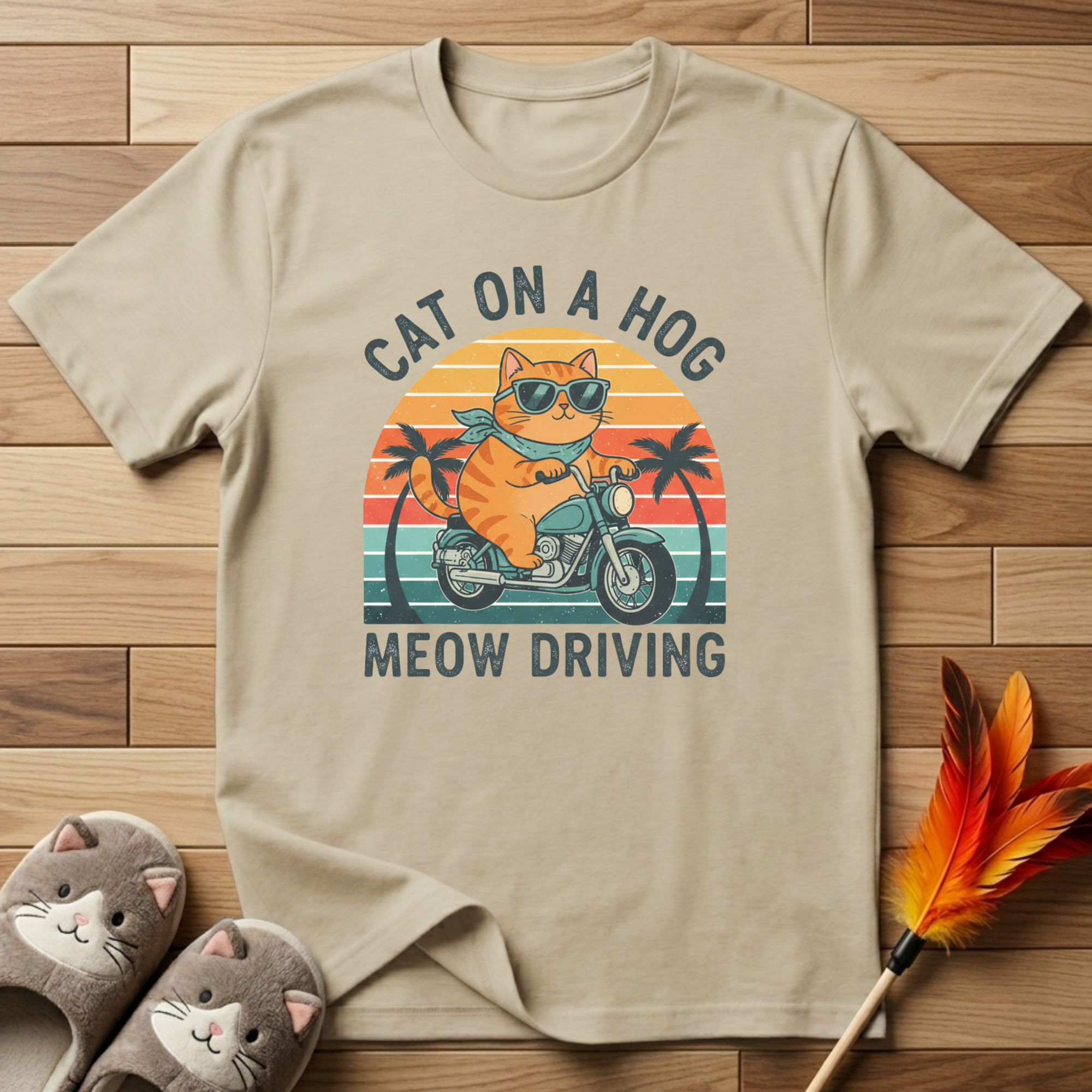 Cat on a Hog T-Shirt