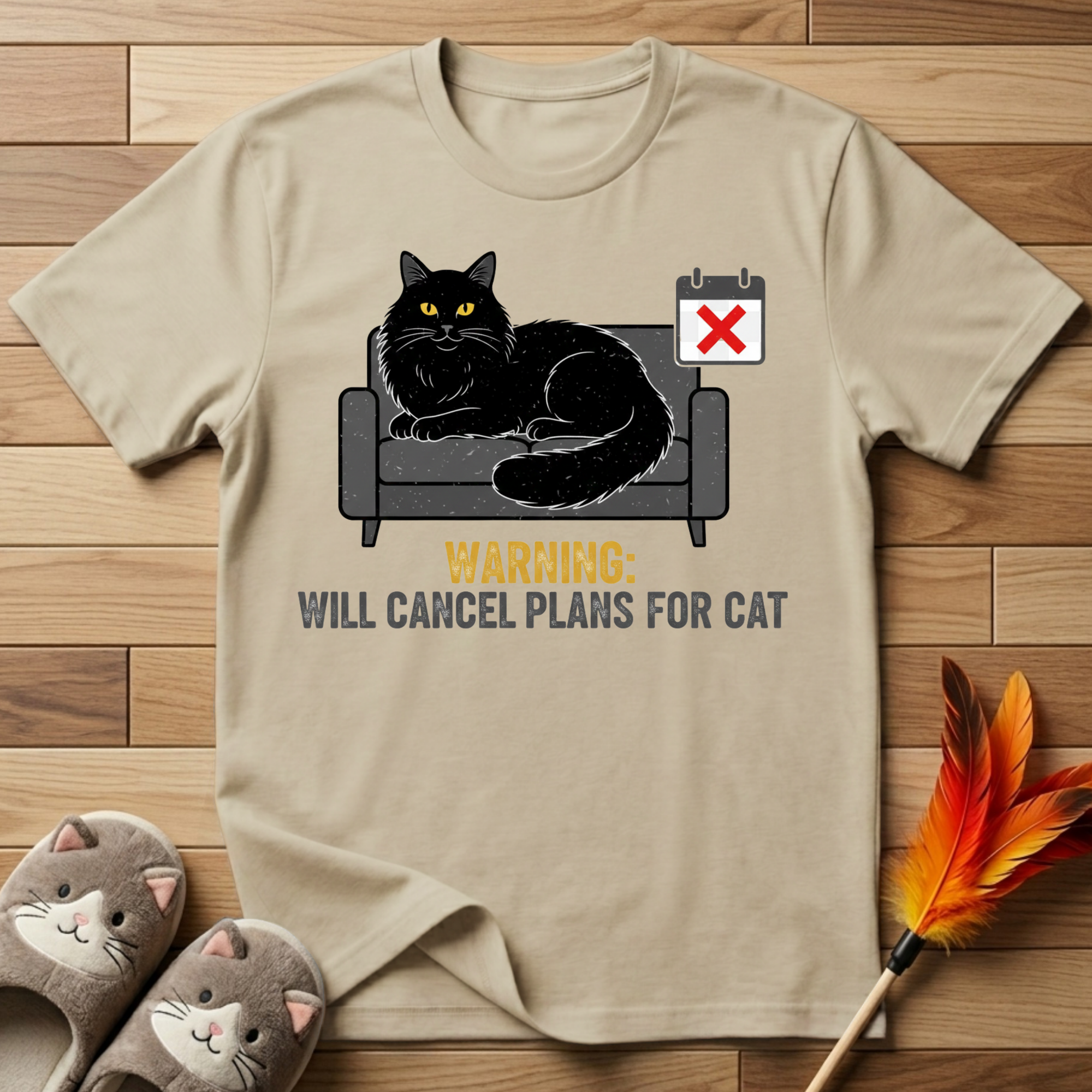 Warning: Will Cancel Plans for Cat T-Shirt