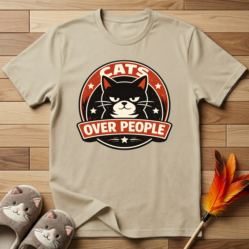 Cats Over People T-Shirt
