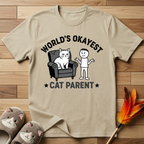 World's Okayest Cat Parent T-Shirt