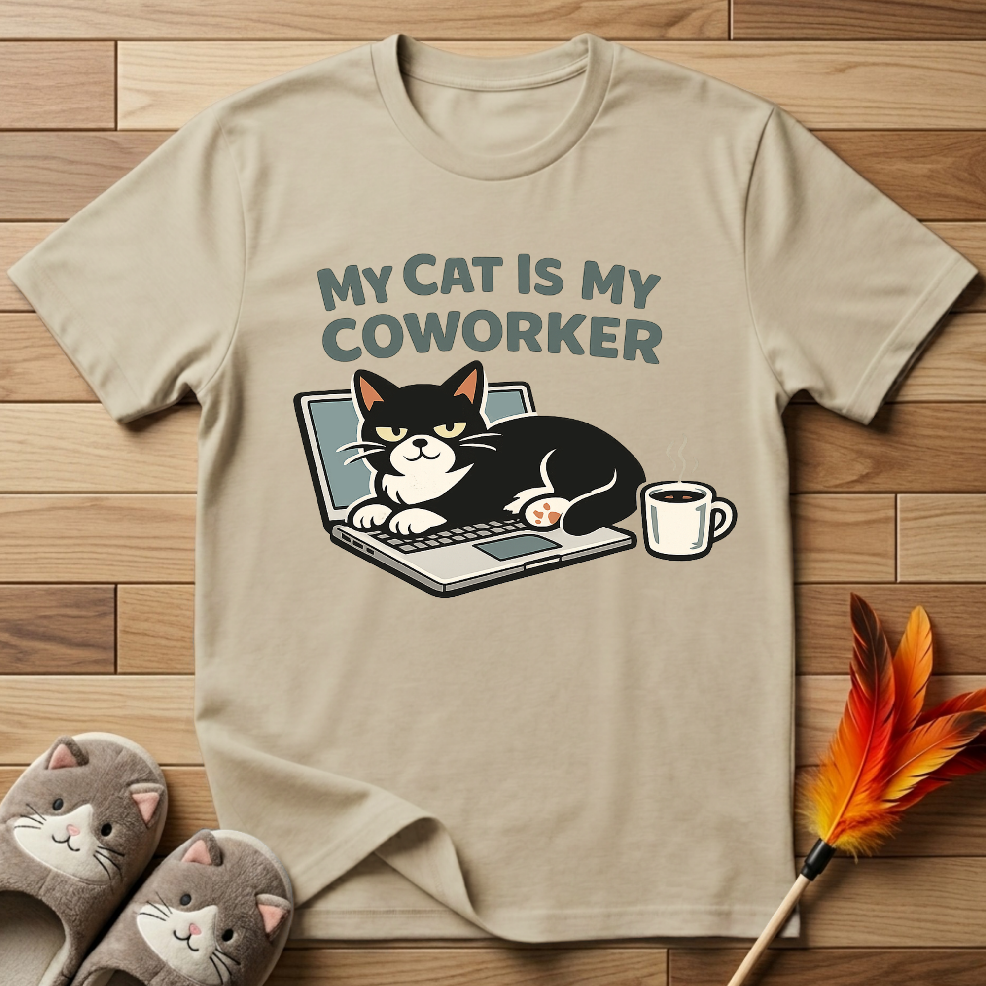 My Cat Is My Coworker T-Shirt