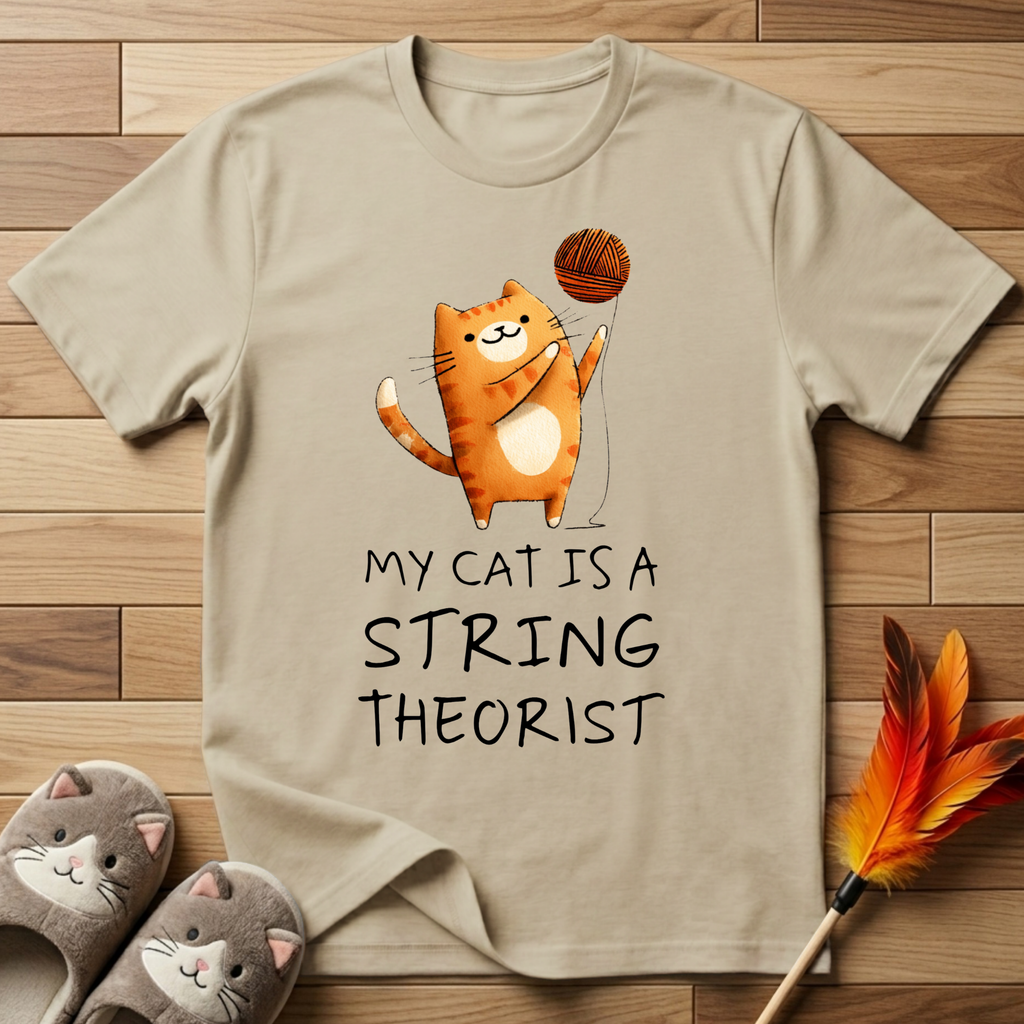 My Cat is a String Theorist T-Shirt