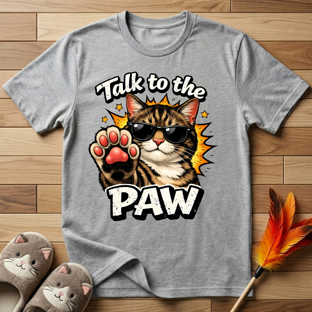 Talk to the Paw (Sunglasses) T-Shirt