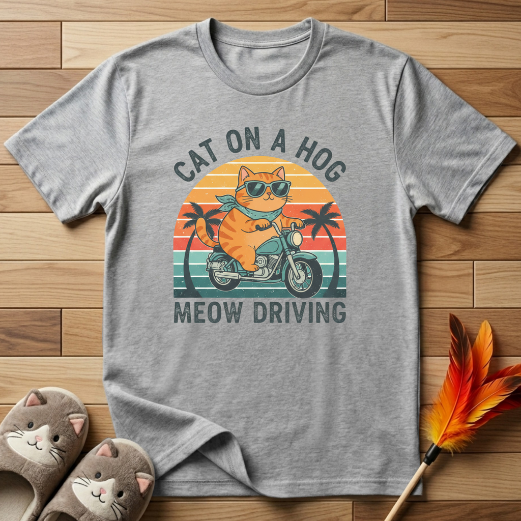 Cat on a Hog T-Shirt