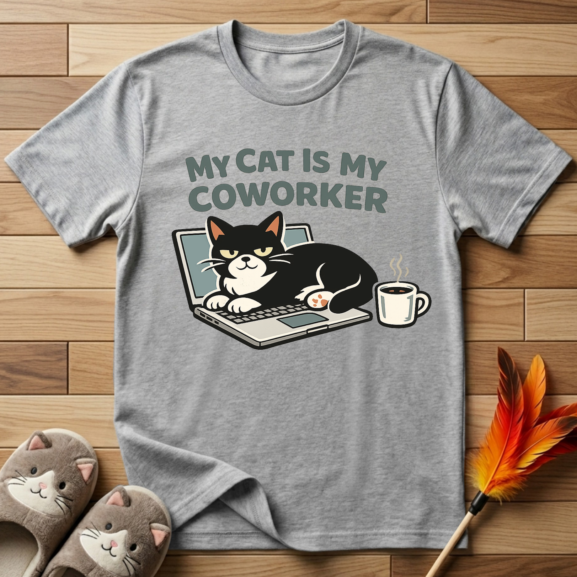 My Cat Is My Coworker T-Shirt