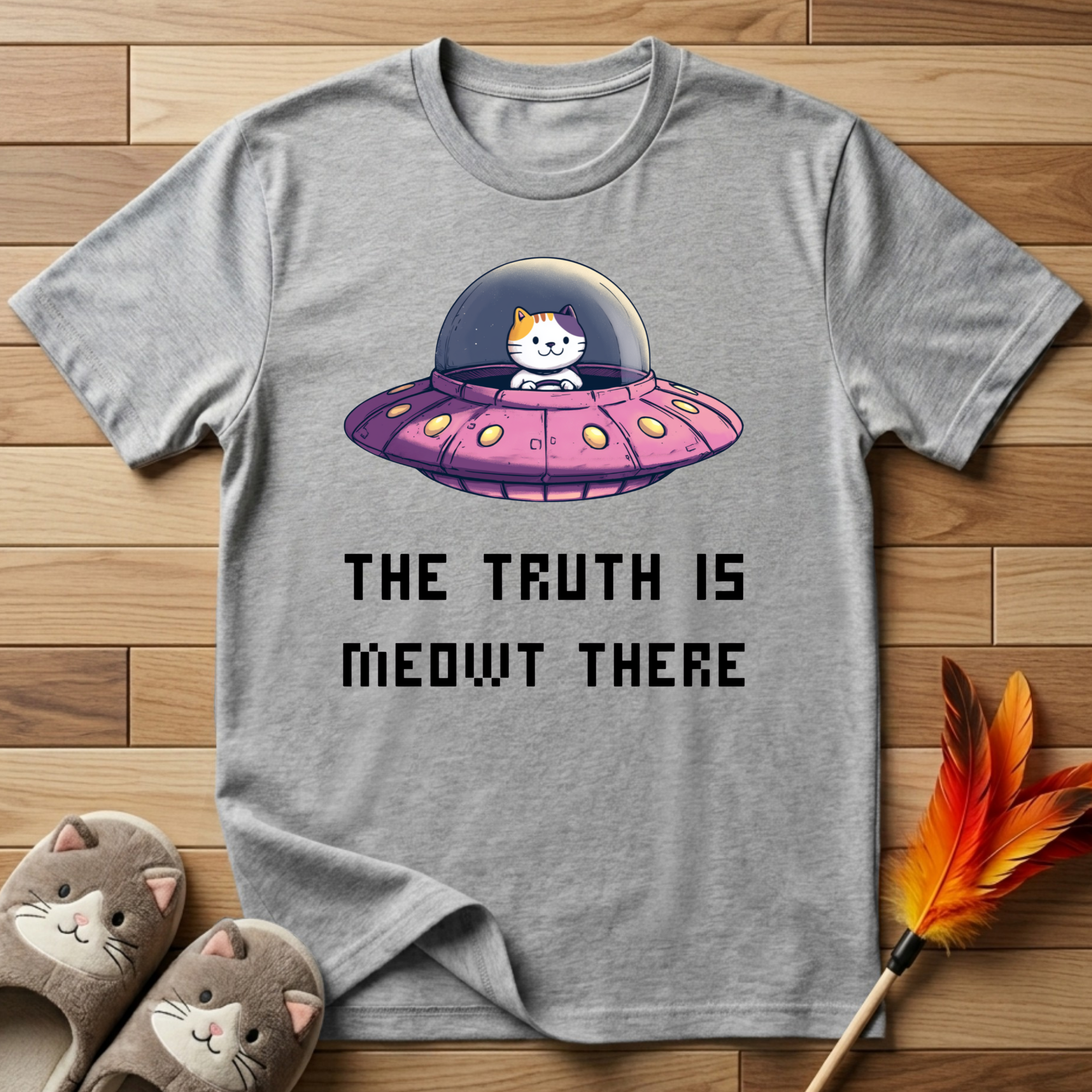 The Truth Is Meowt There T-Shirt