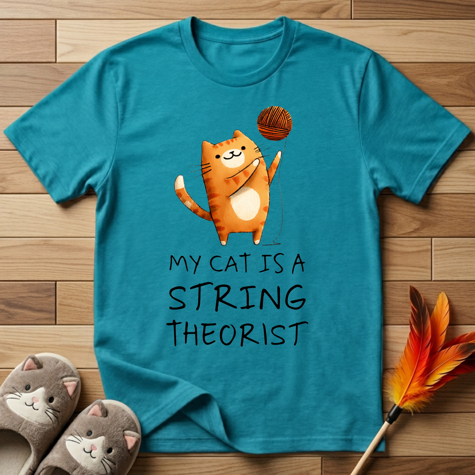 My Cat is a String Theorist T-Shirt