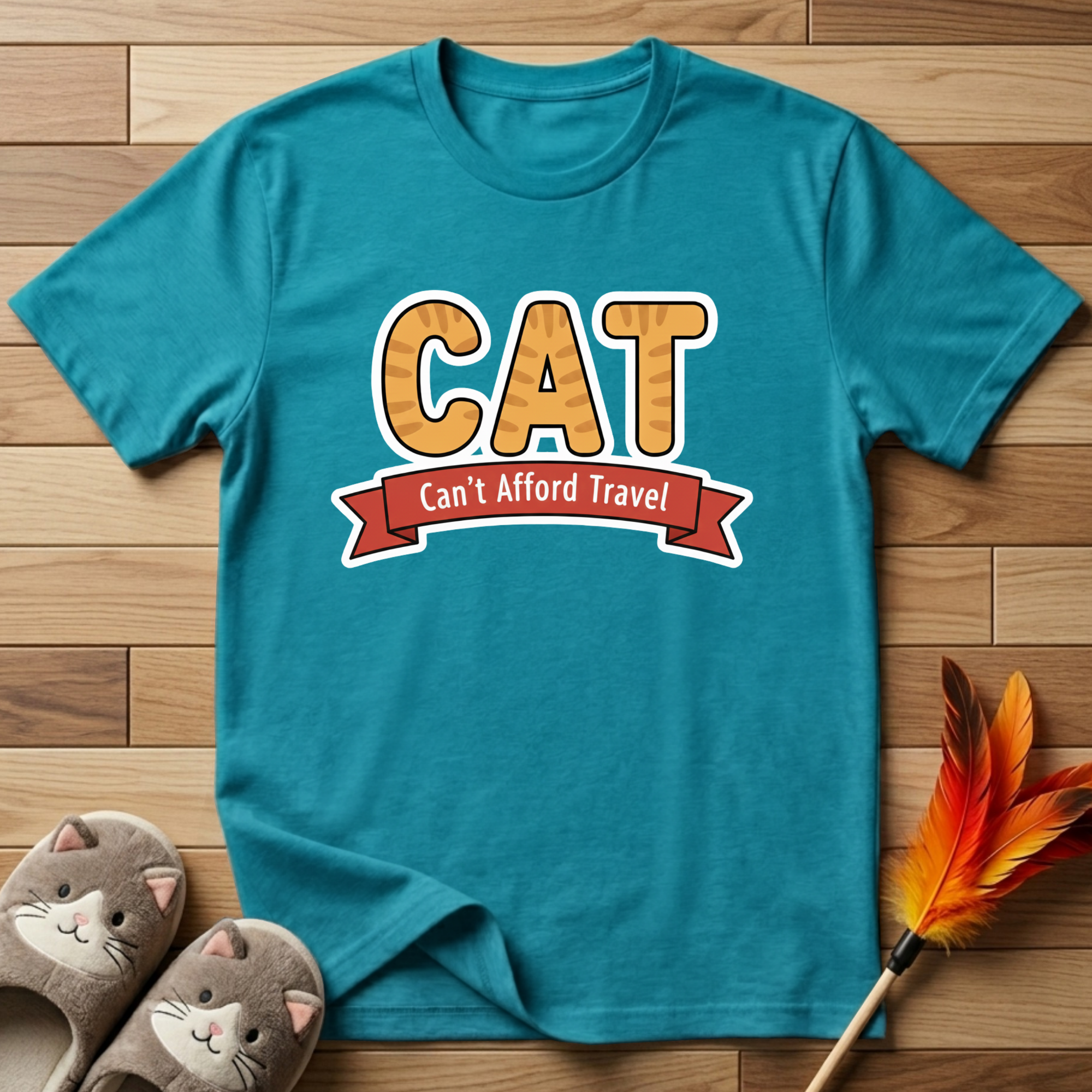 CAT Can't Afford Travel T-Shirt