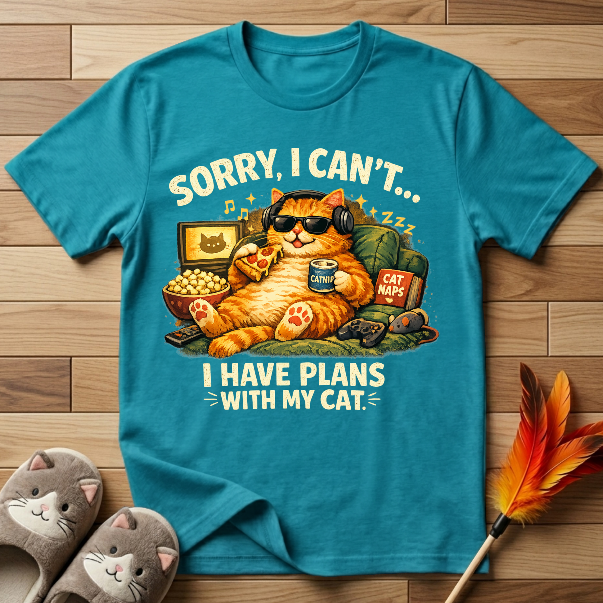 Sorry, I Can't... I Have Plans With My Cat T-Shirt