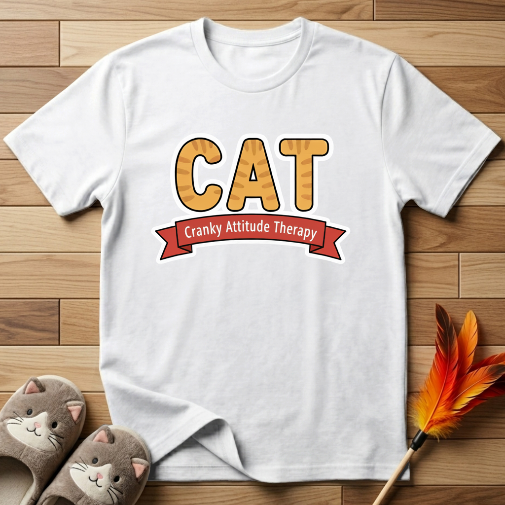 CAT Cranky Attitude Therapy T-Shirt