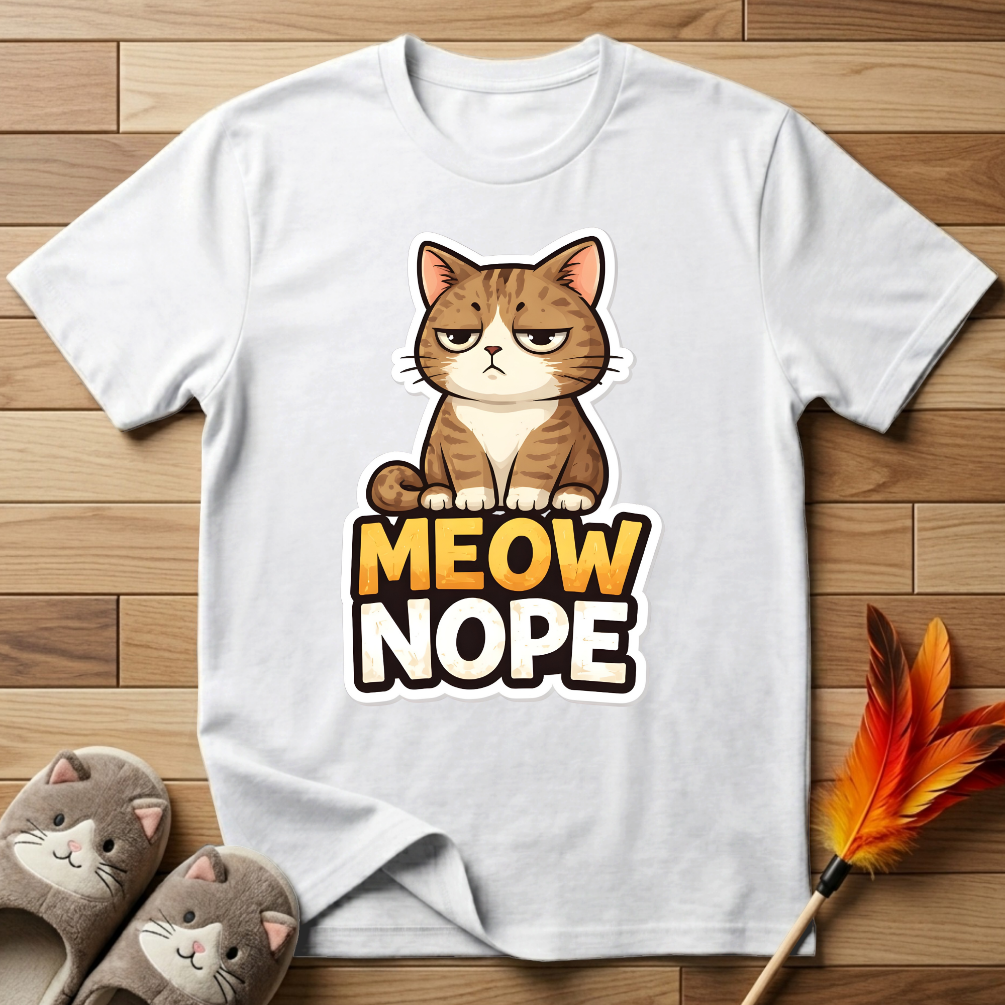 Meow Nope (Disinterested) T-Shirt