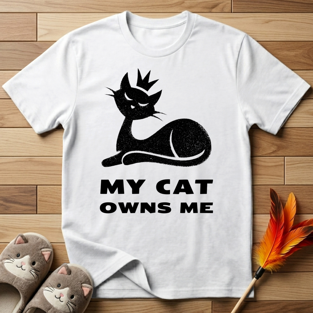My Cat Owns Me T-Shirt