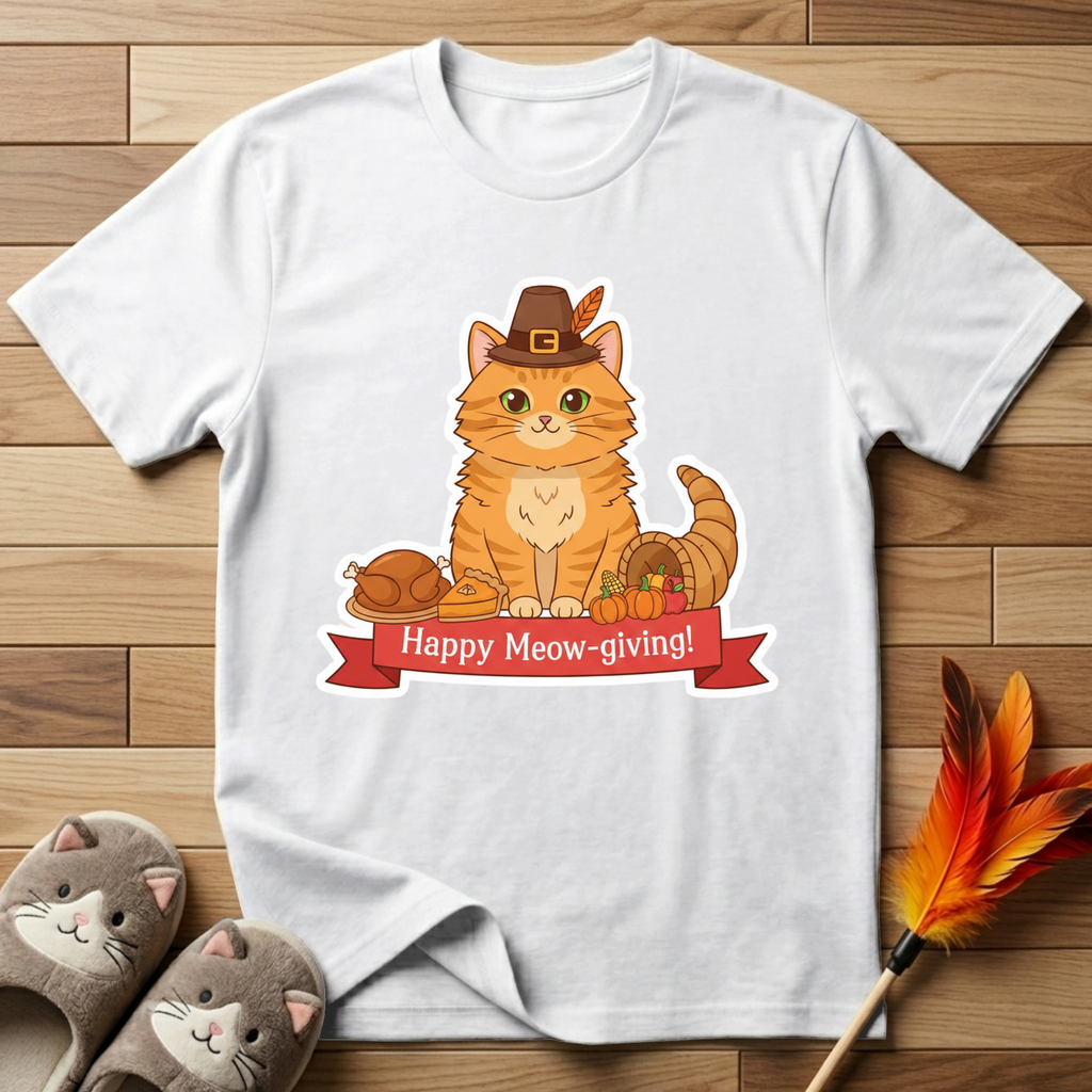 Happy Meow-Giving T-Shirt