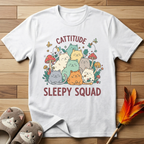 Cattitude Sleepy Squad T-Shirt