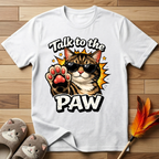Talk to the Paw (Sunglasses) T-Shirt