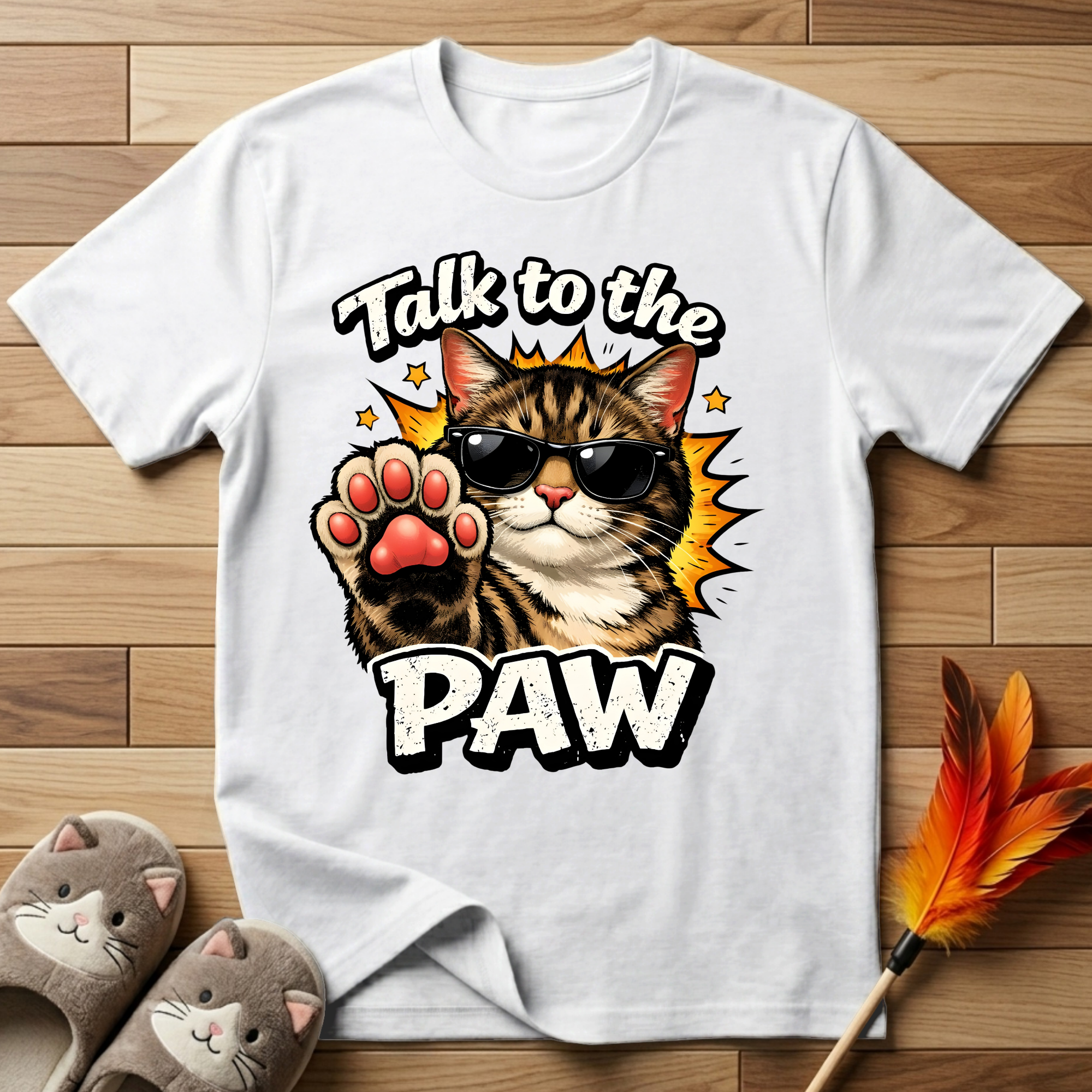 Talk to the Paw (Sunglasses) T-Shirt