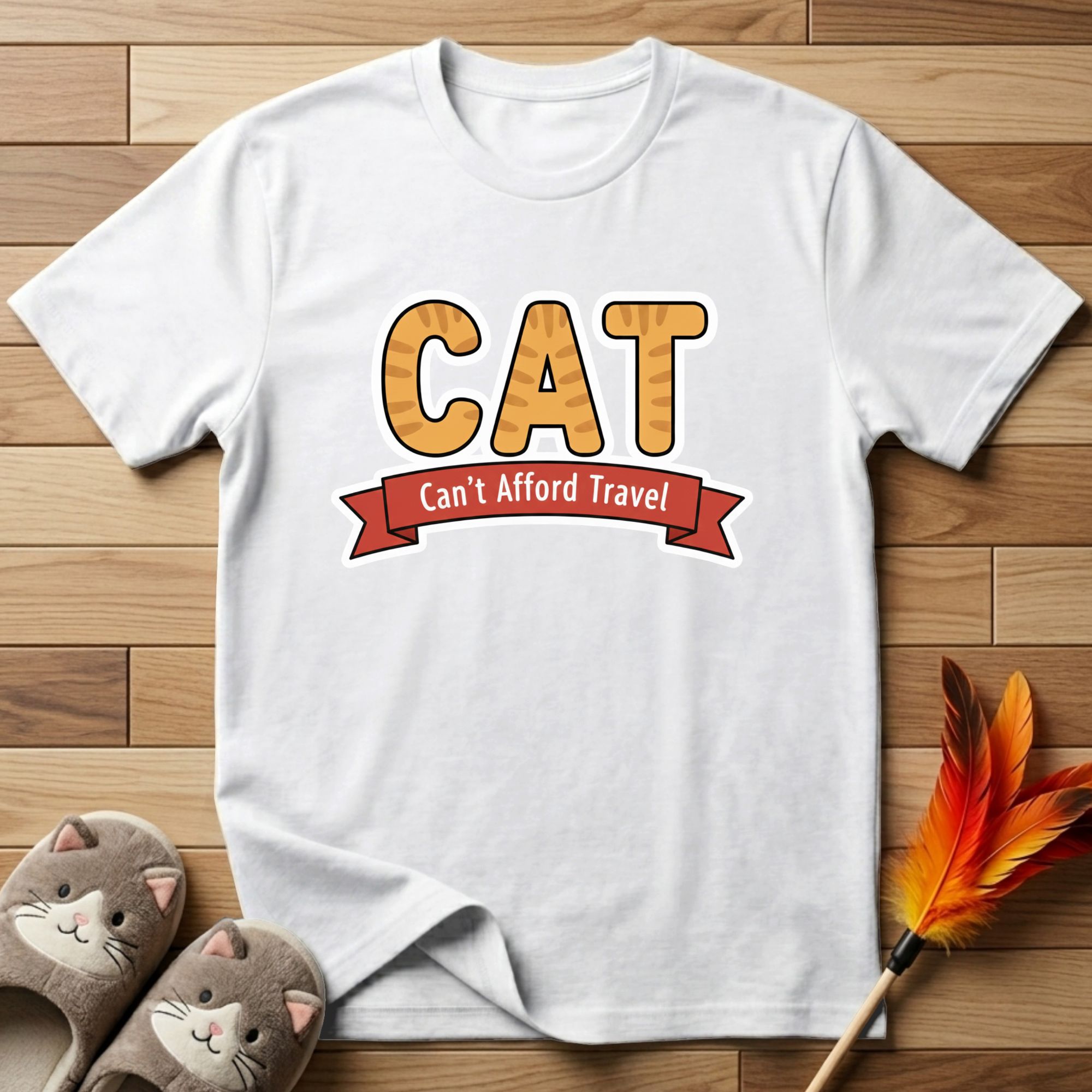 CAT Can't Afford Travel T-Shirt