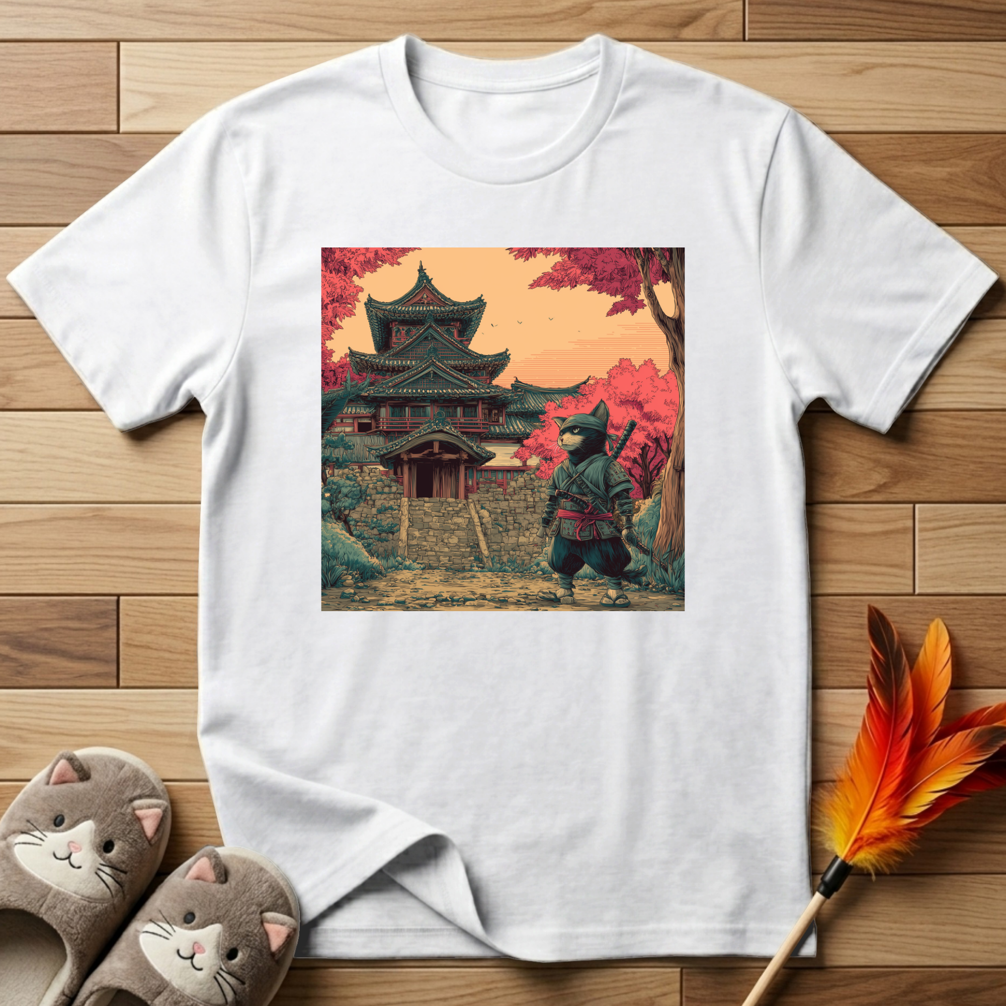 Samurai Cat T-Shirt