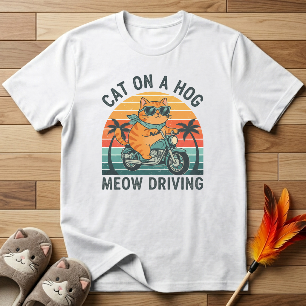 Cat on a Hog T-Shirt