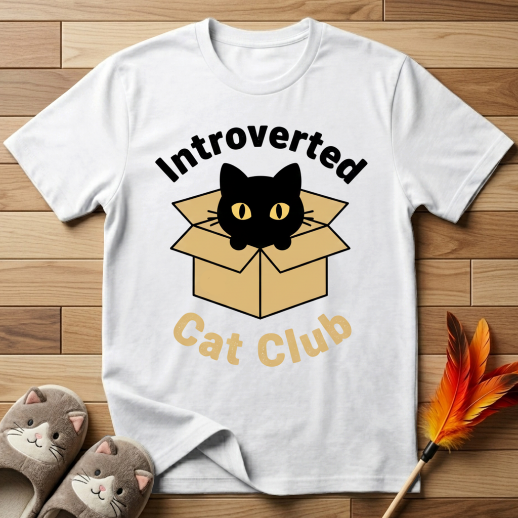 Introverted Cat Club T-Shirt