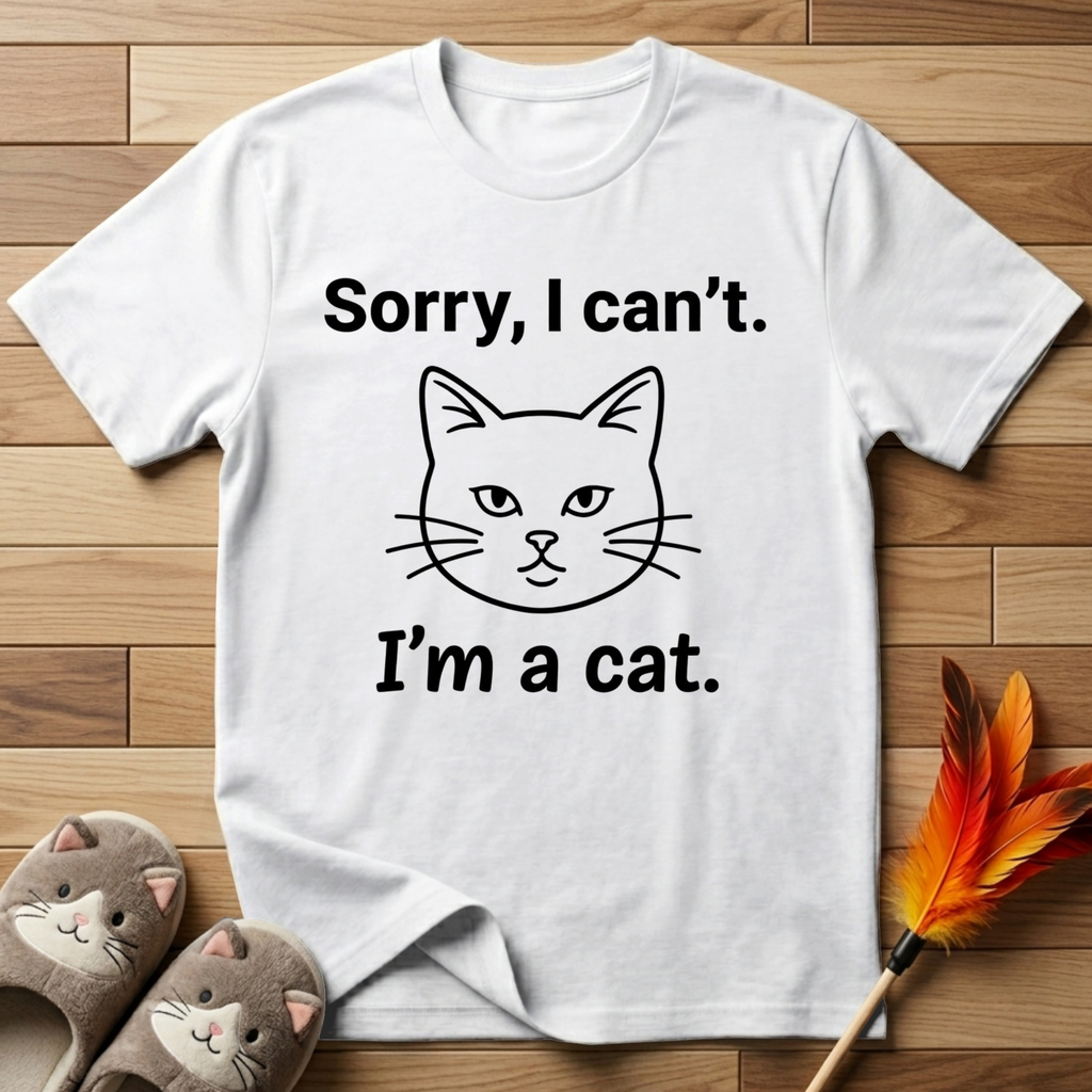 Sorry, I can't.  I'm a cat. T-Shirt